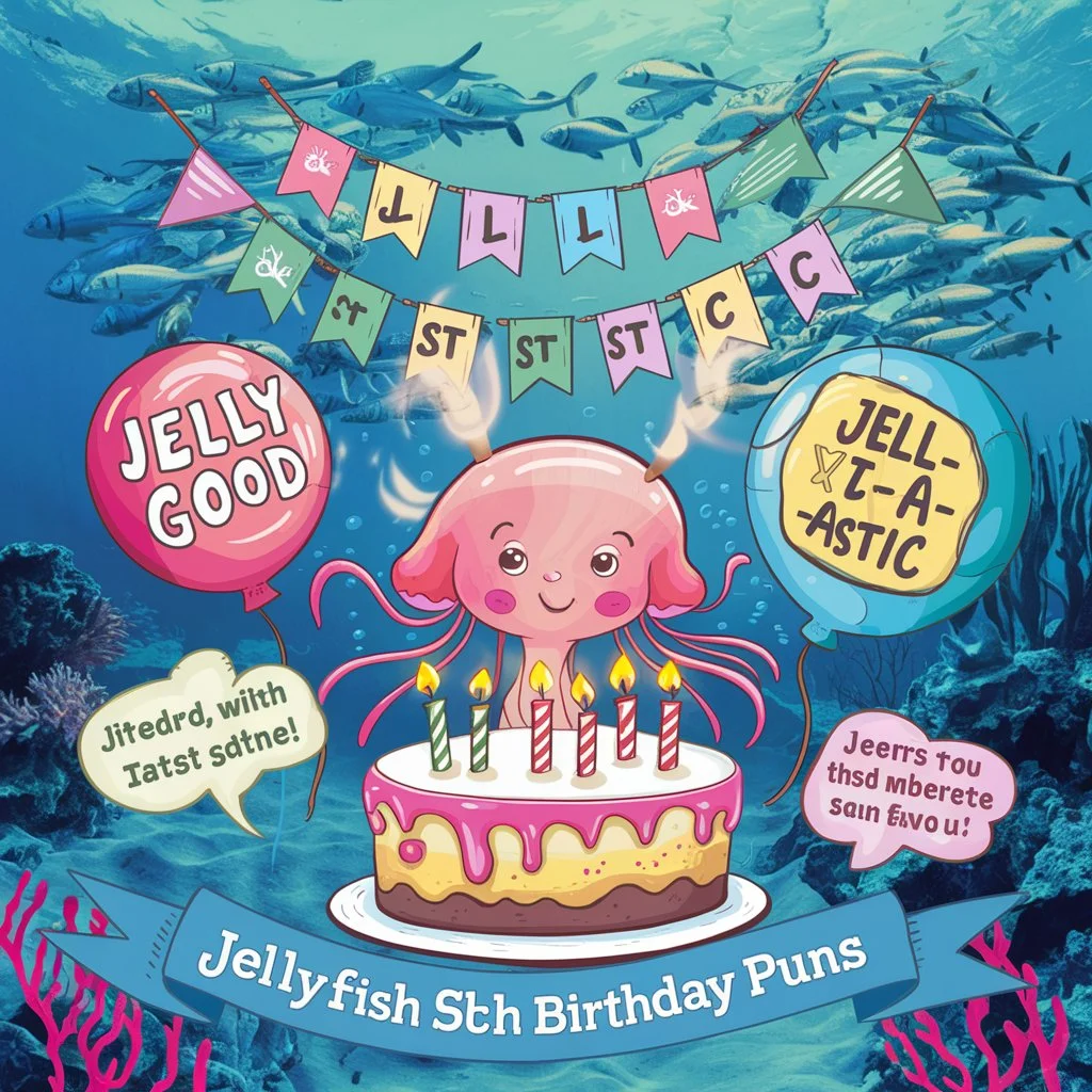 Jellyfish Birthday Puns 