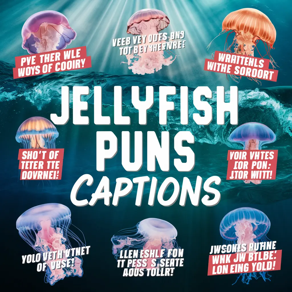 Jellyfish Puns Captions 