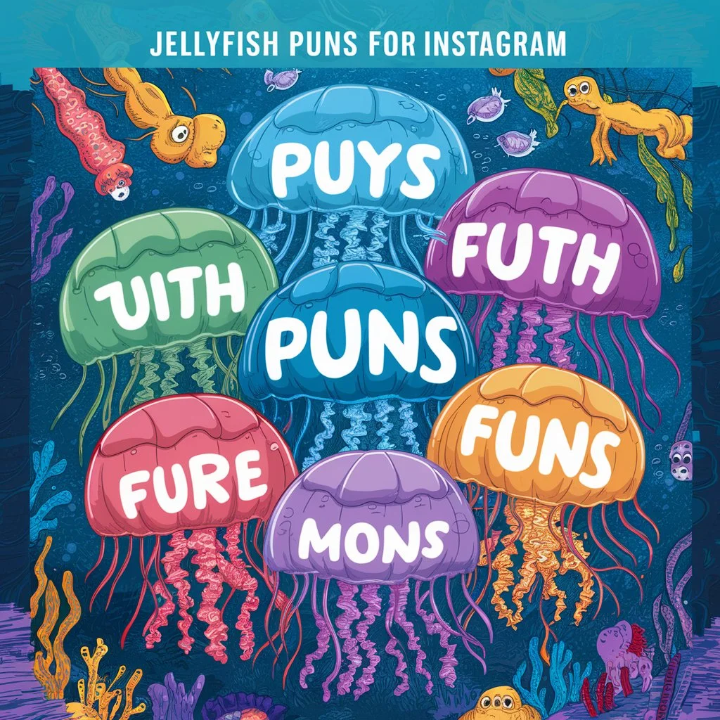 Jellyfish Puns for Instagram