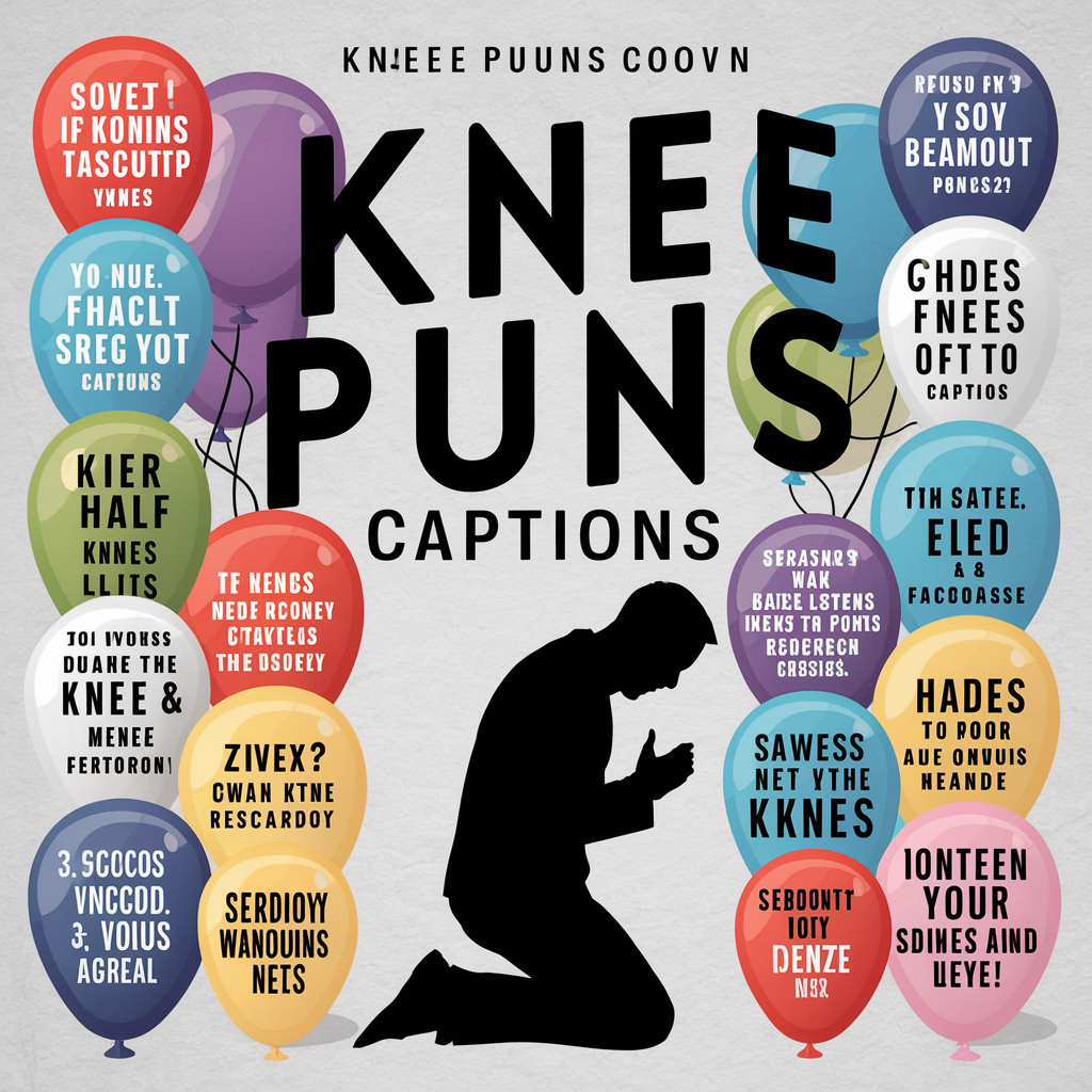 Knee Puns Captions