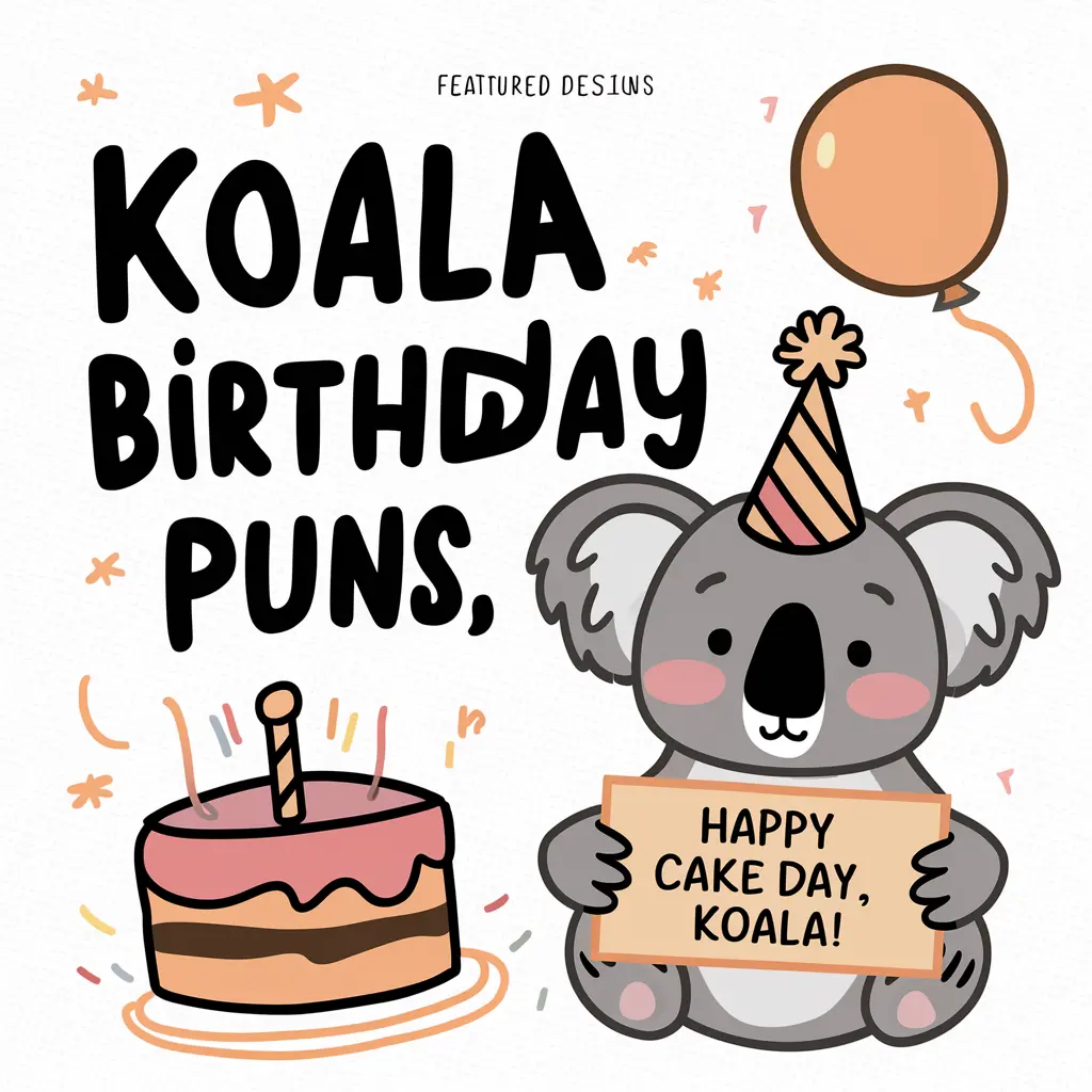Koala Birthday Puns
