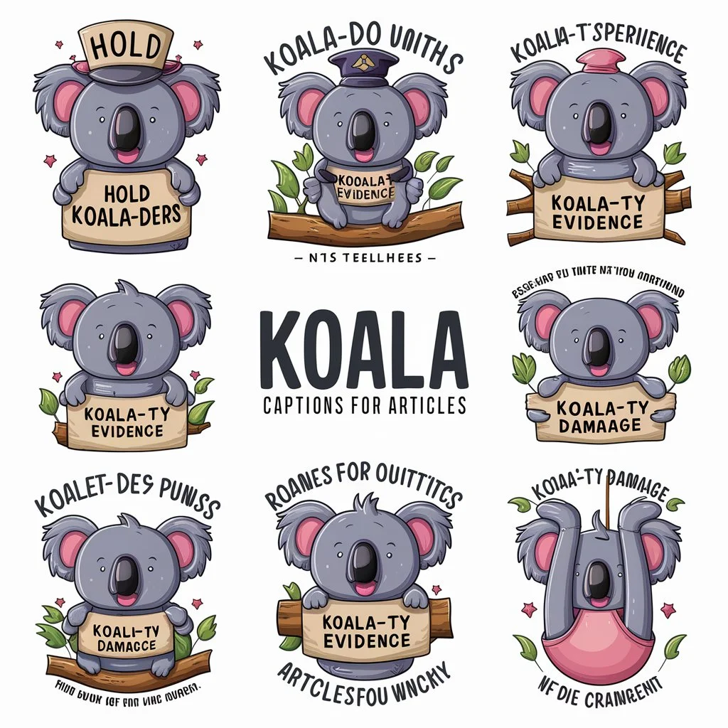  Koala Puns Captions