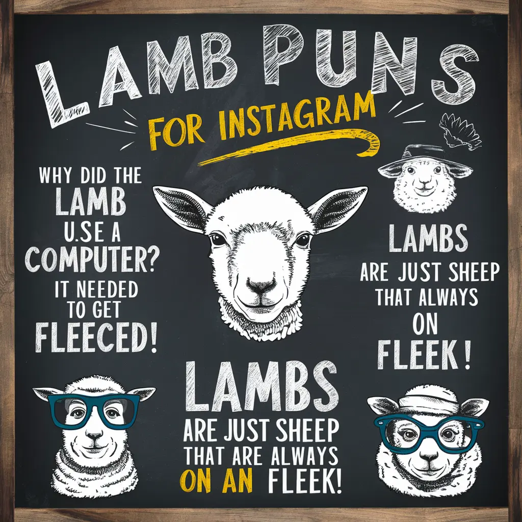 Lamb Puns for Instagram