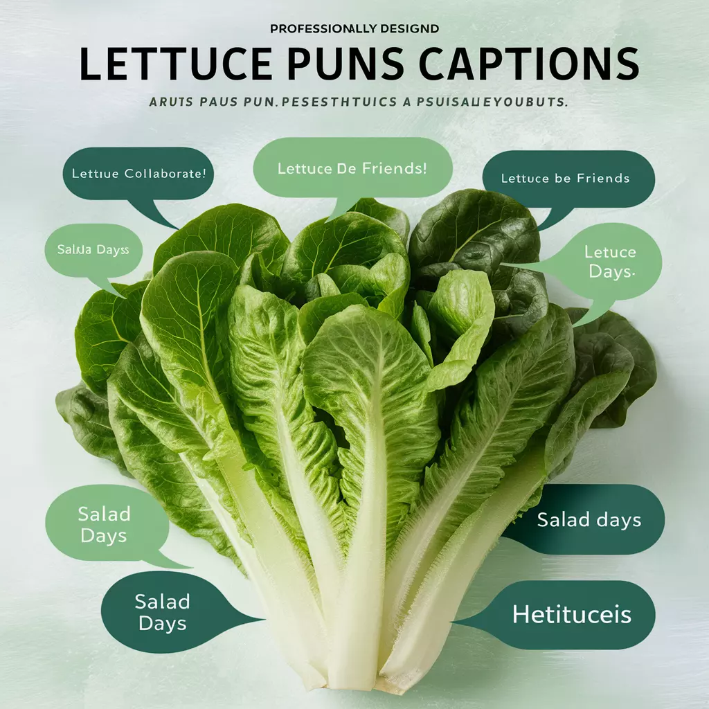 Lettuce Puns Captions