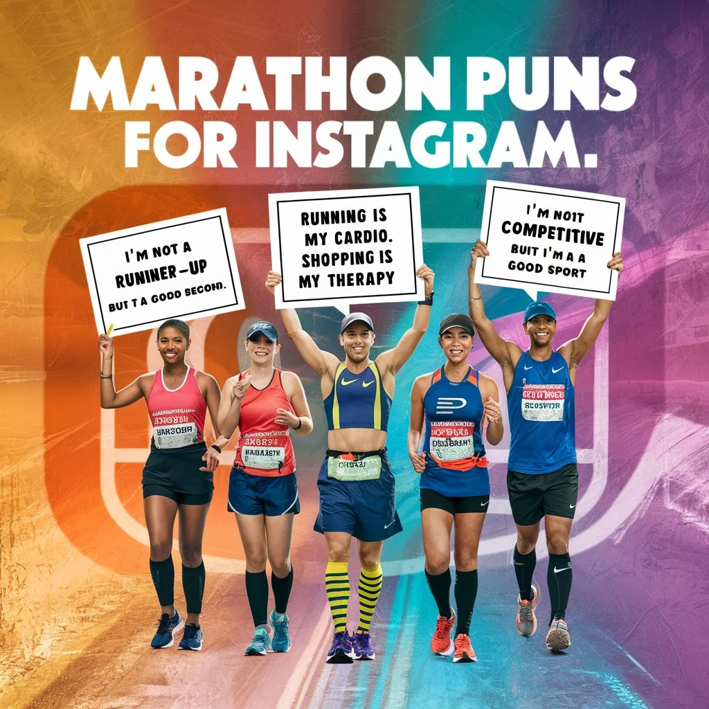 Marathon Puns for Instagram