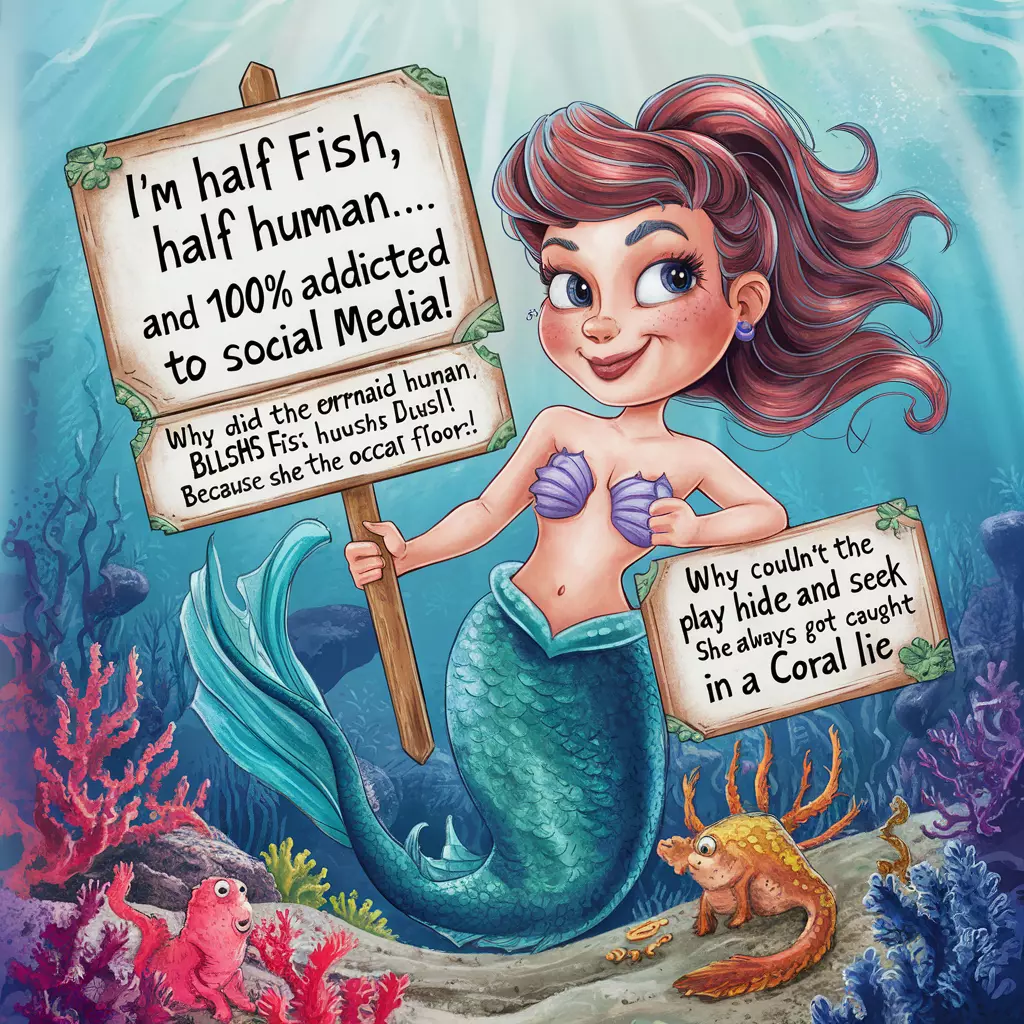 Mermaid Puns of One-Liners