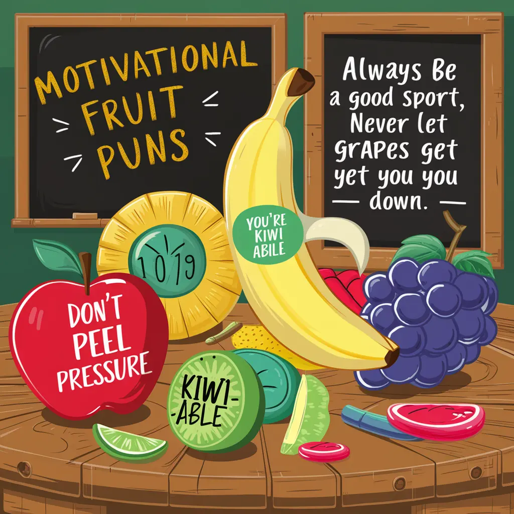 Motivational Fruit Puns