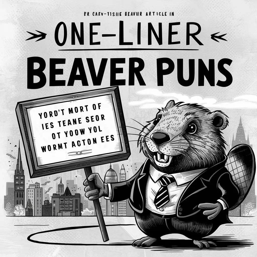 One-Liner Beaver Puns