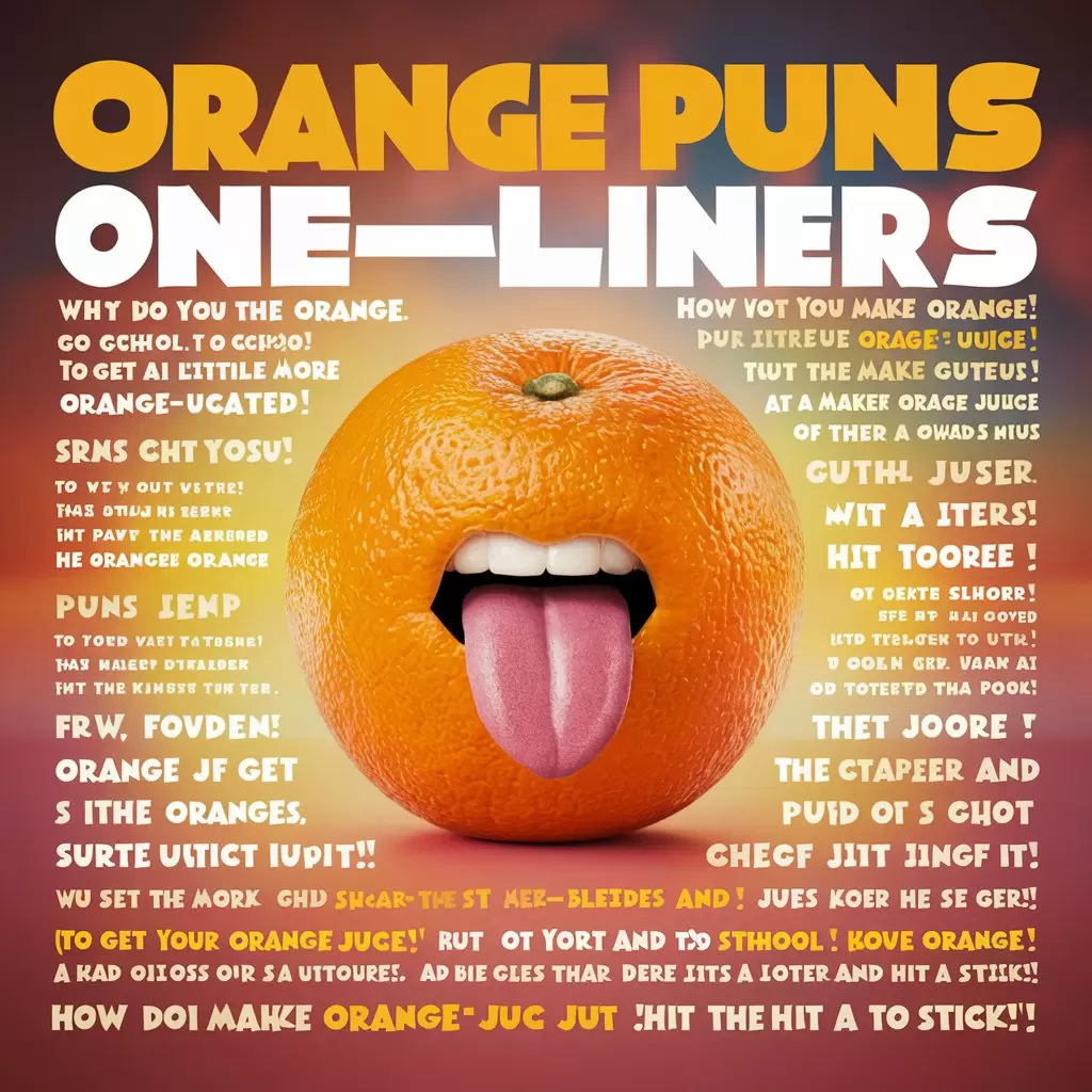 140 Orange Puns And Jokes A Playful Collection Of Citrus Humor