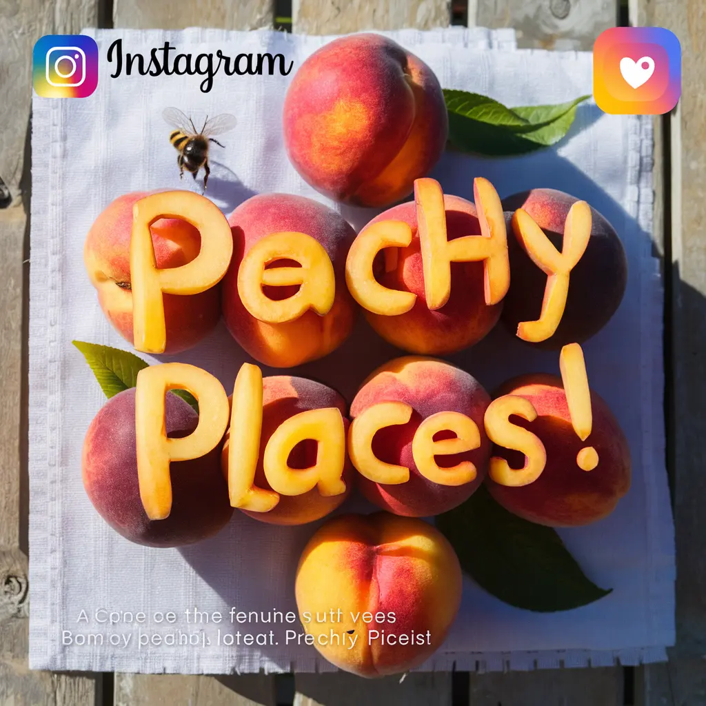 Peach Puns for Instagram