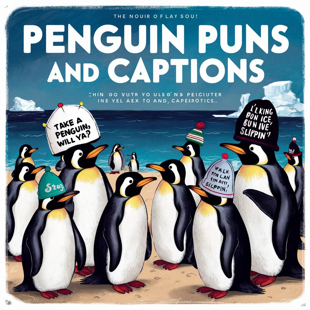 Penguin Puns Captions