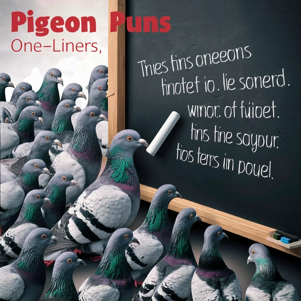  Pigeon Puns One-Liners