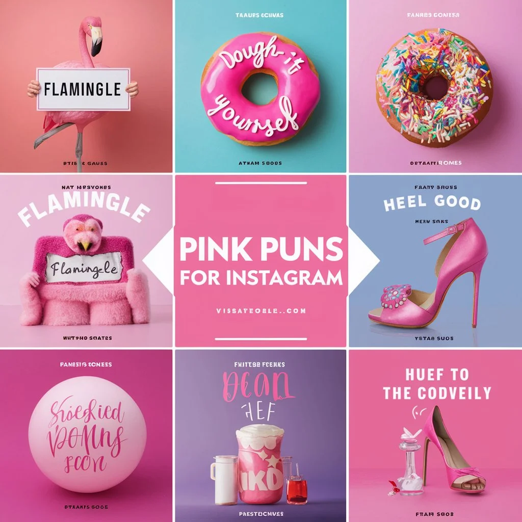 Pink Puns for Instagram