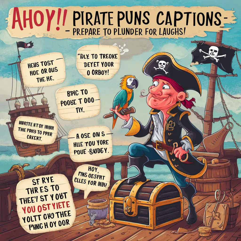 Pirate Puns Captions