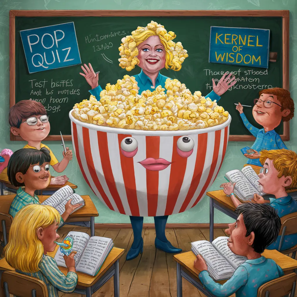 Popcorn Puns for Teachers