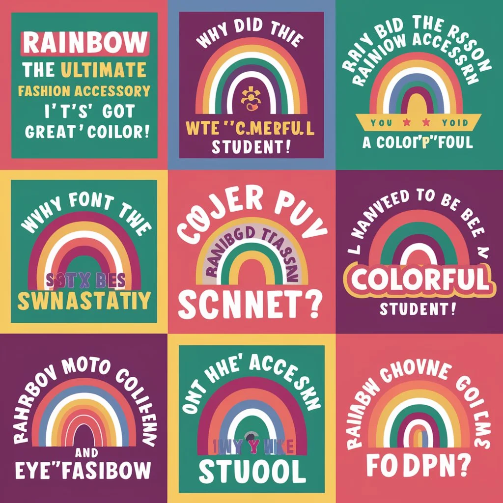 Rainbow Puns for Instagram 