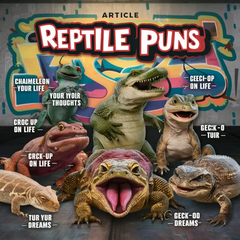 100+ Reptile Puns: Jokes And One-Liners