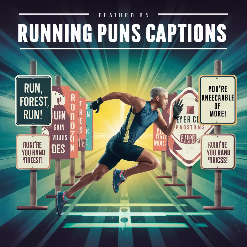 Running Puns Captions