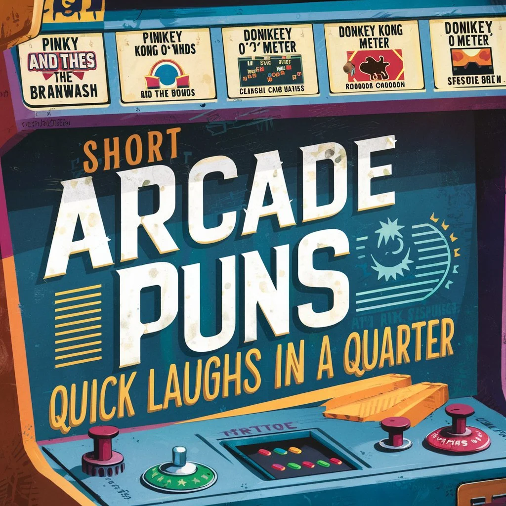 Short Arcade Puns Quick Laughs in a Quarter