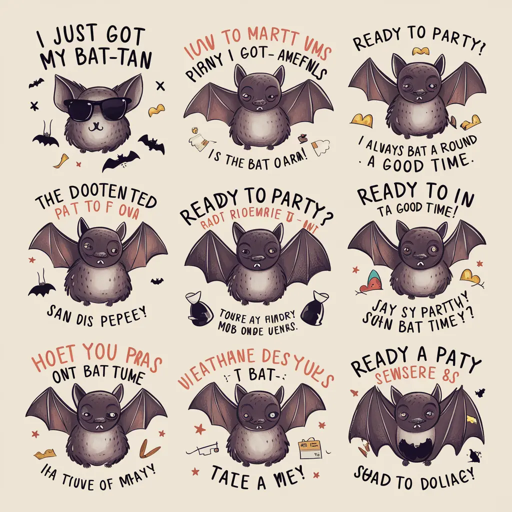 Short Bat Puns