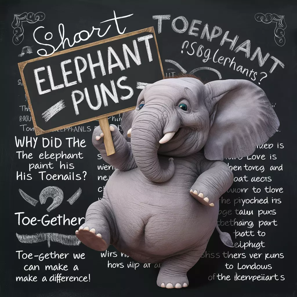 Short Elephant Puns