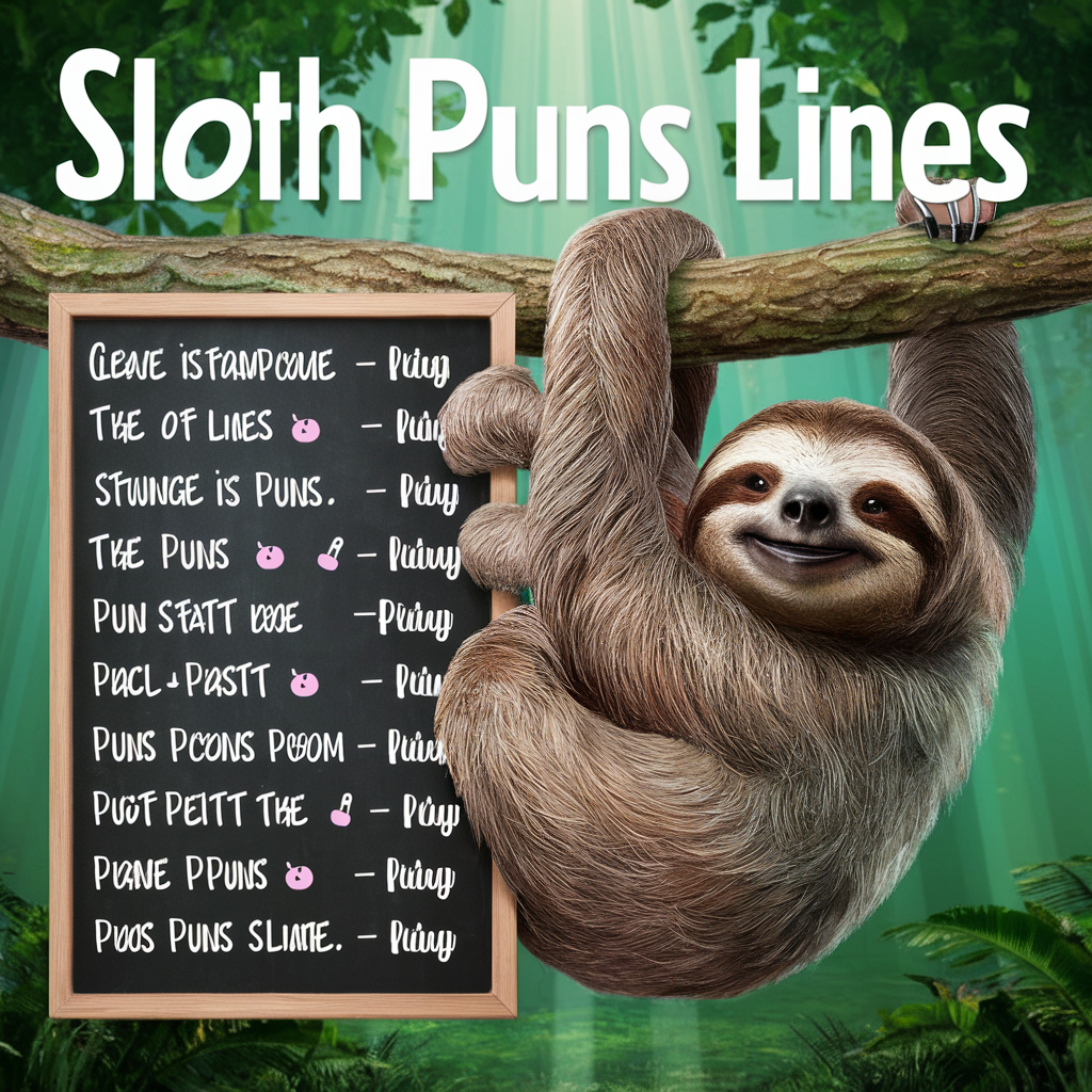Sloth Puns Liners 