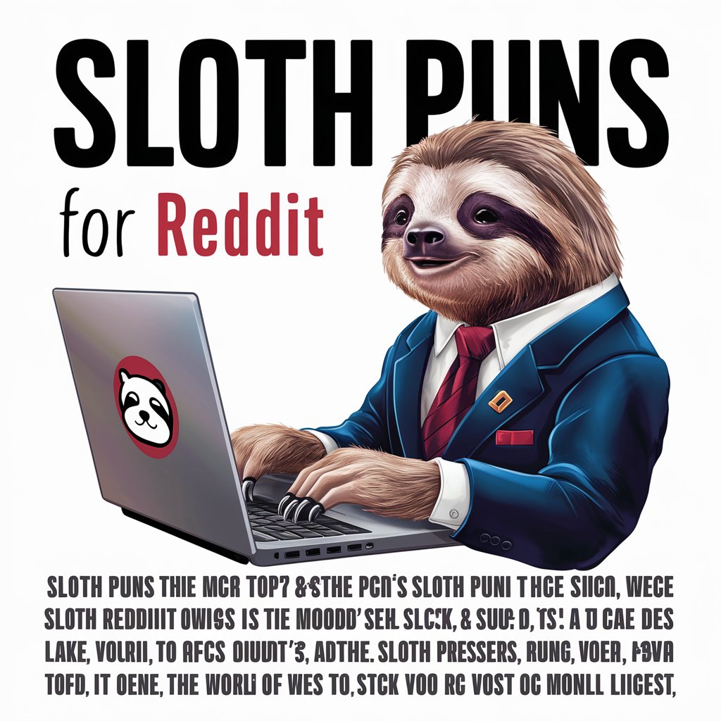 Sloth Puns for Reddit 