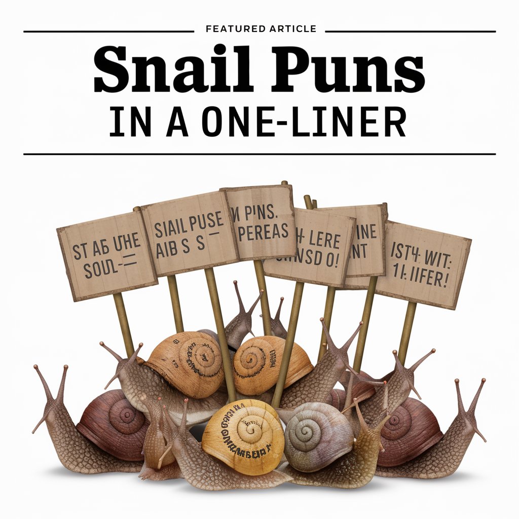 Snail Puns in a One-Liner 