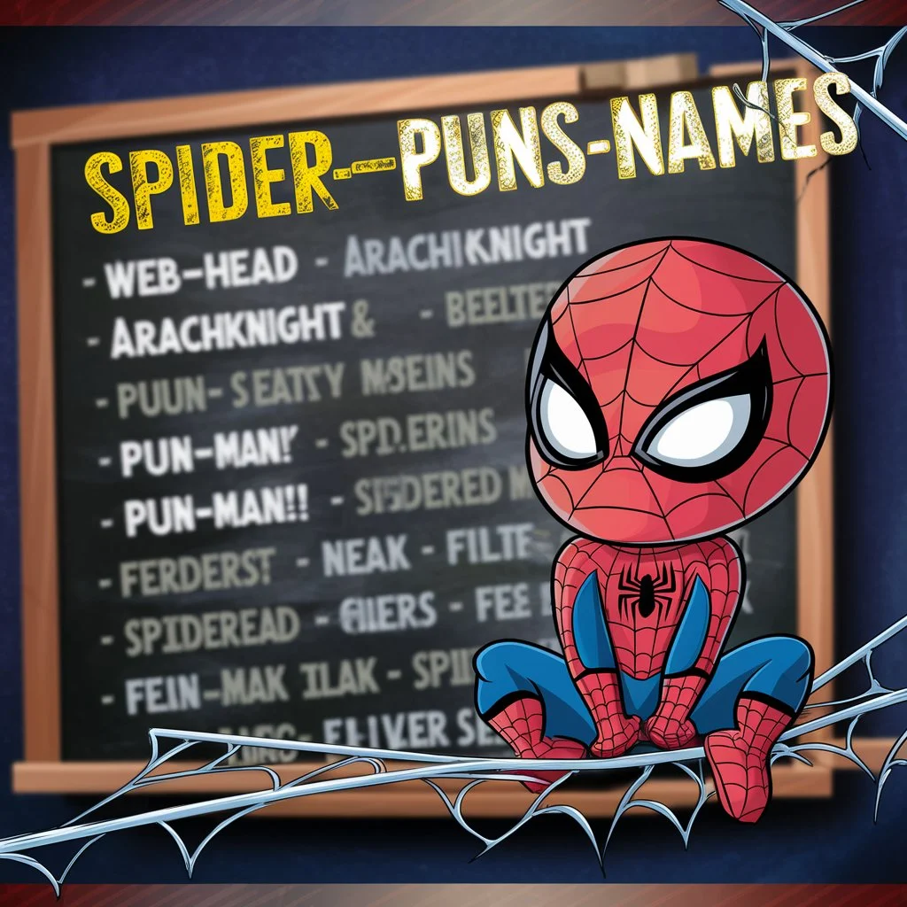  Spider Puns Names