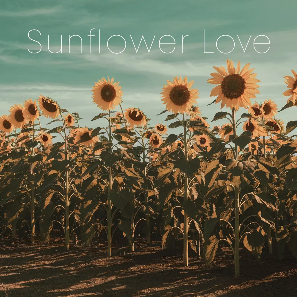 Sunflower Love Captions