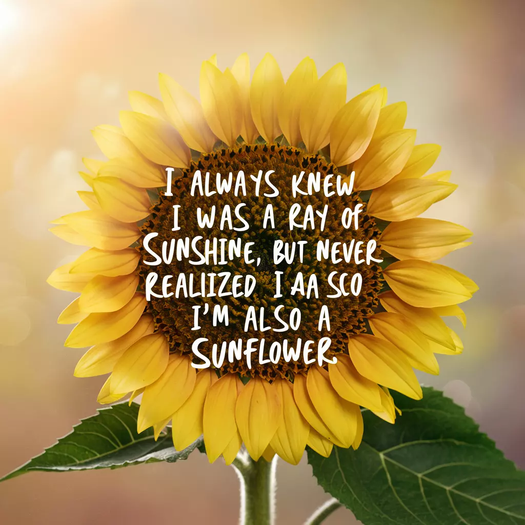 Sunflower Puns for Instagram