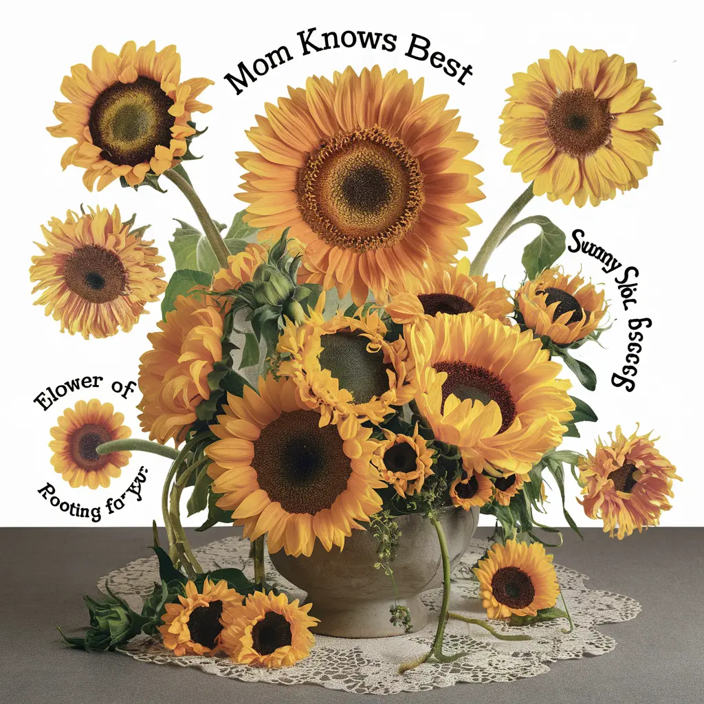 Sunflower Puns for Mothers