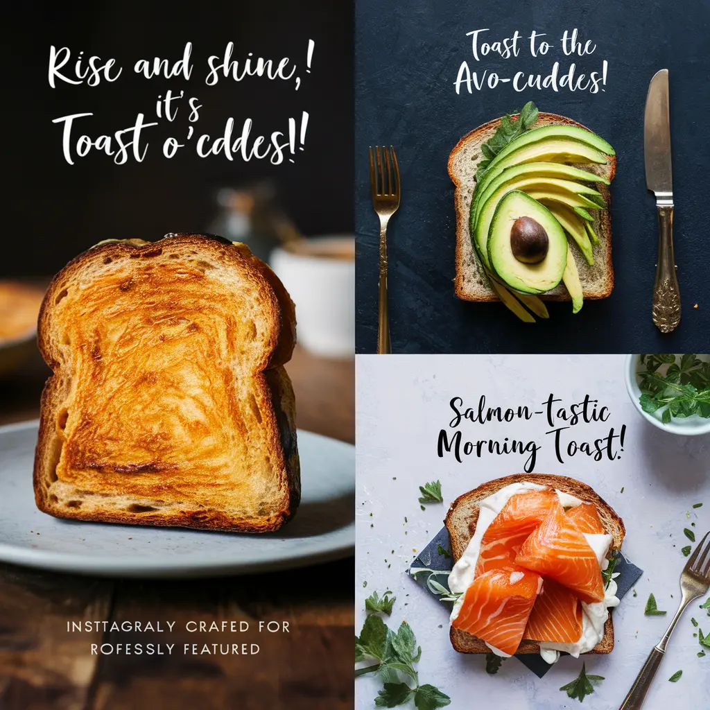 Toast Puns for Instagram