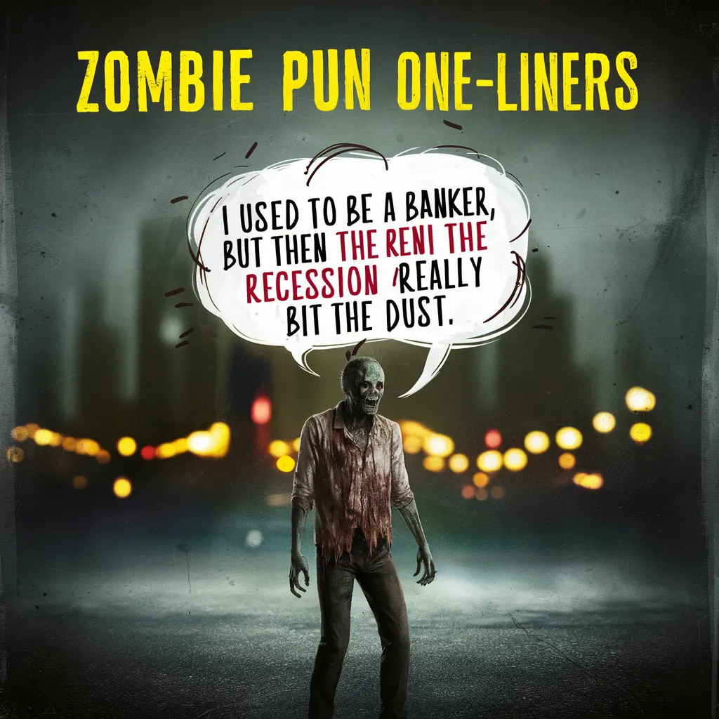  Zombie Pun One-Liners