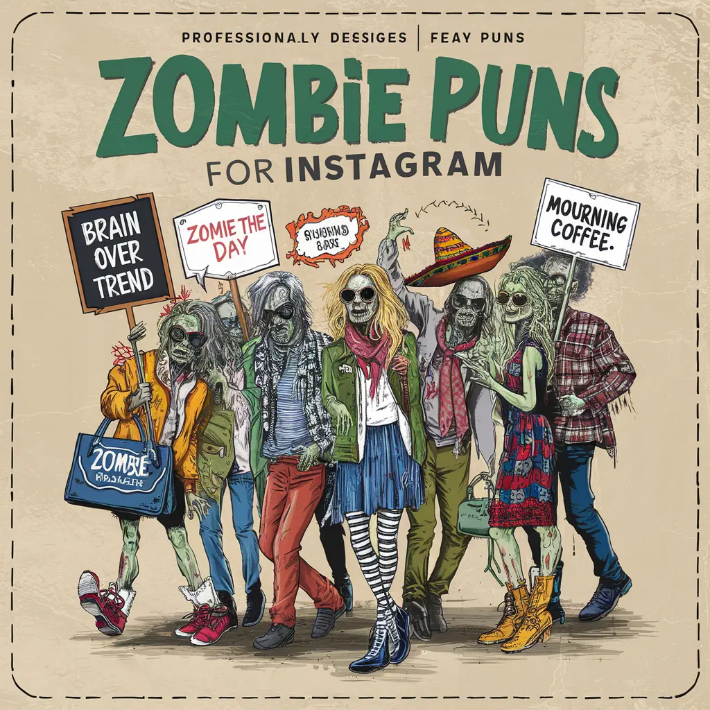  Zombie Puns for Instagram