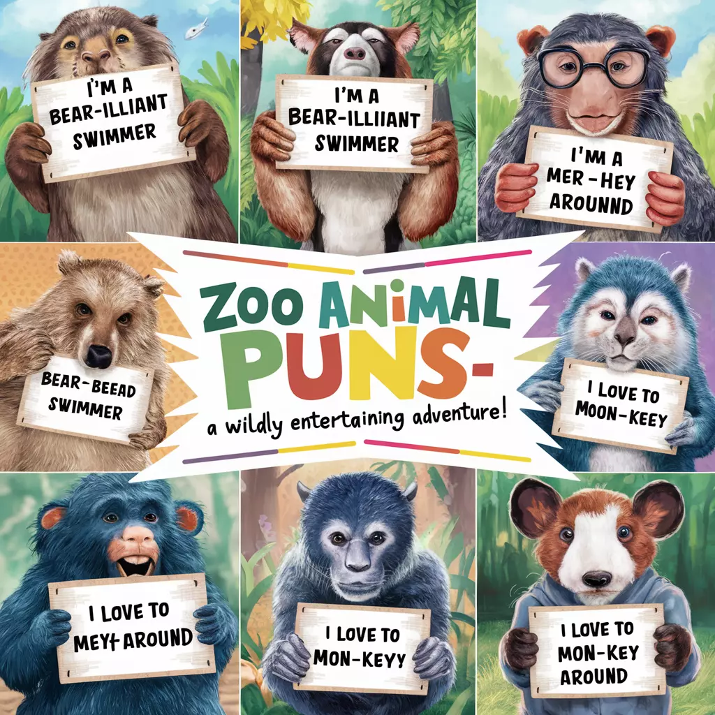 Zoo Animal Puns for Instagram