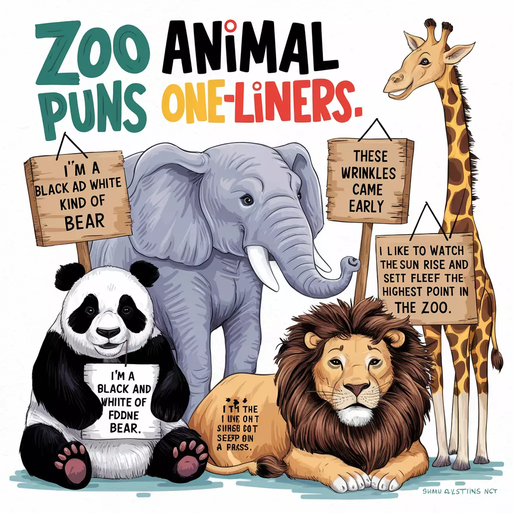 Zoo Animal Puns One-Liners