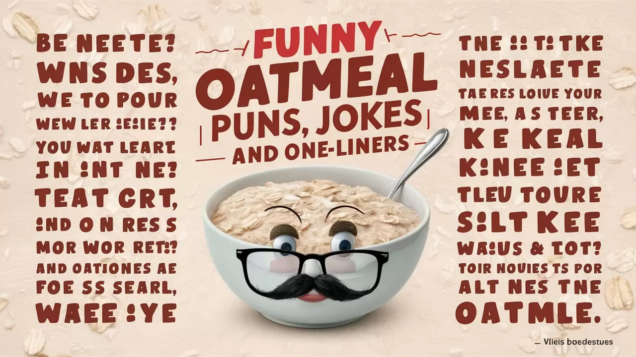 Funny Oatmeal Puns, Jokes, and One-Liners