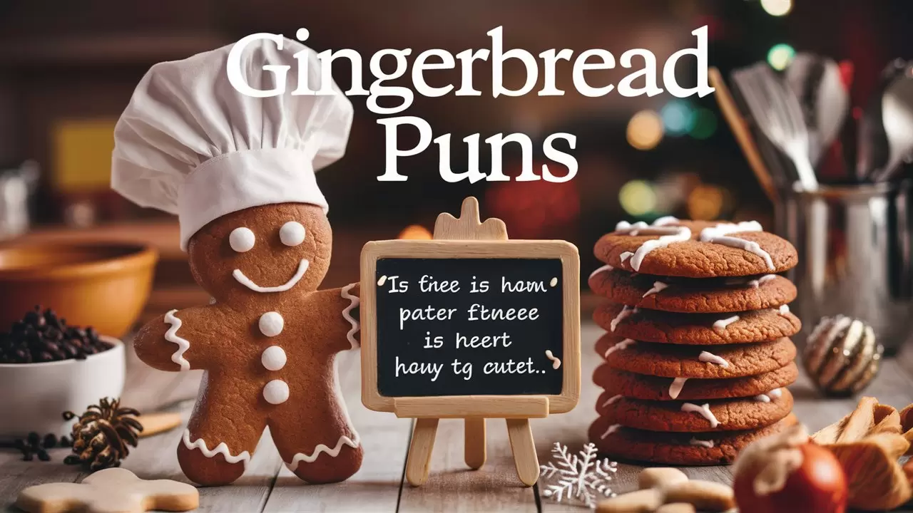 Funny Gingerbread Puns, Jokes, and One-Liners