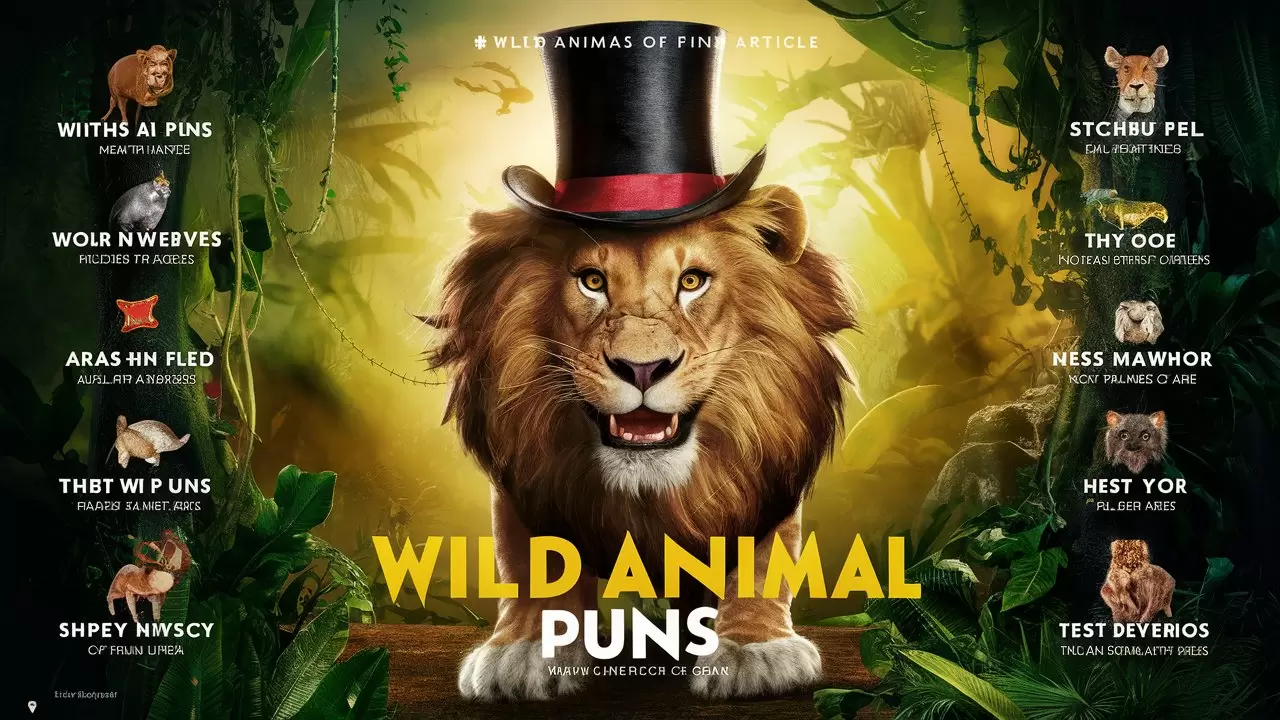 Wild Animal Puns: Jokes And One-Liners